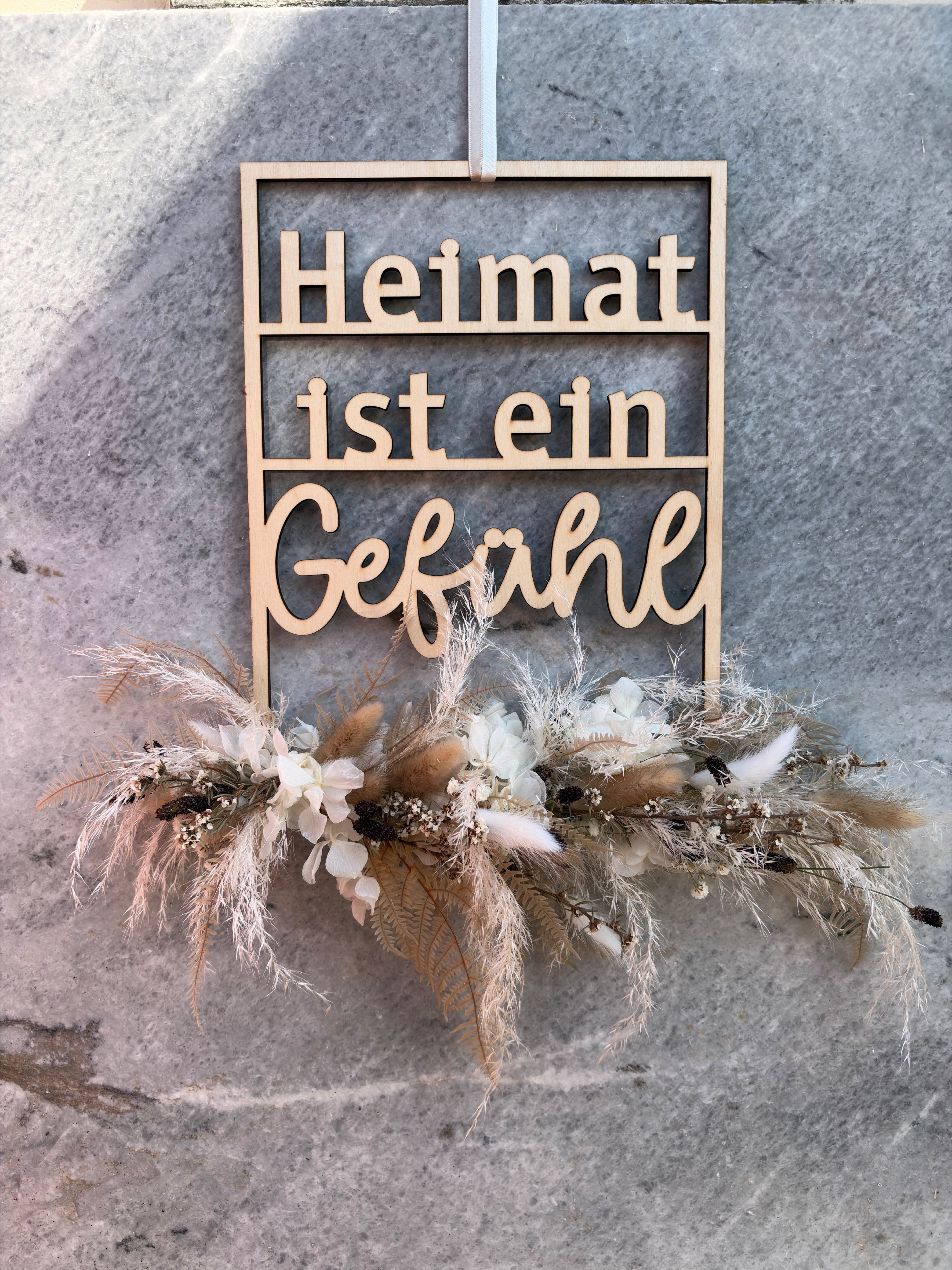 WANDBILD ,,Heimat ist ein Gefühl''